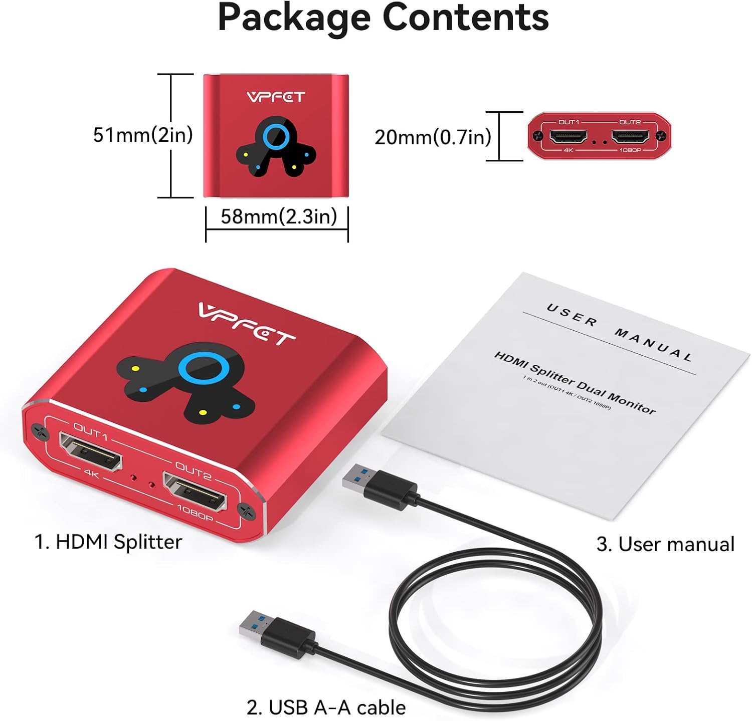 System Compatibility for VEDINDUST HDMI Splitter