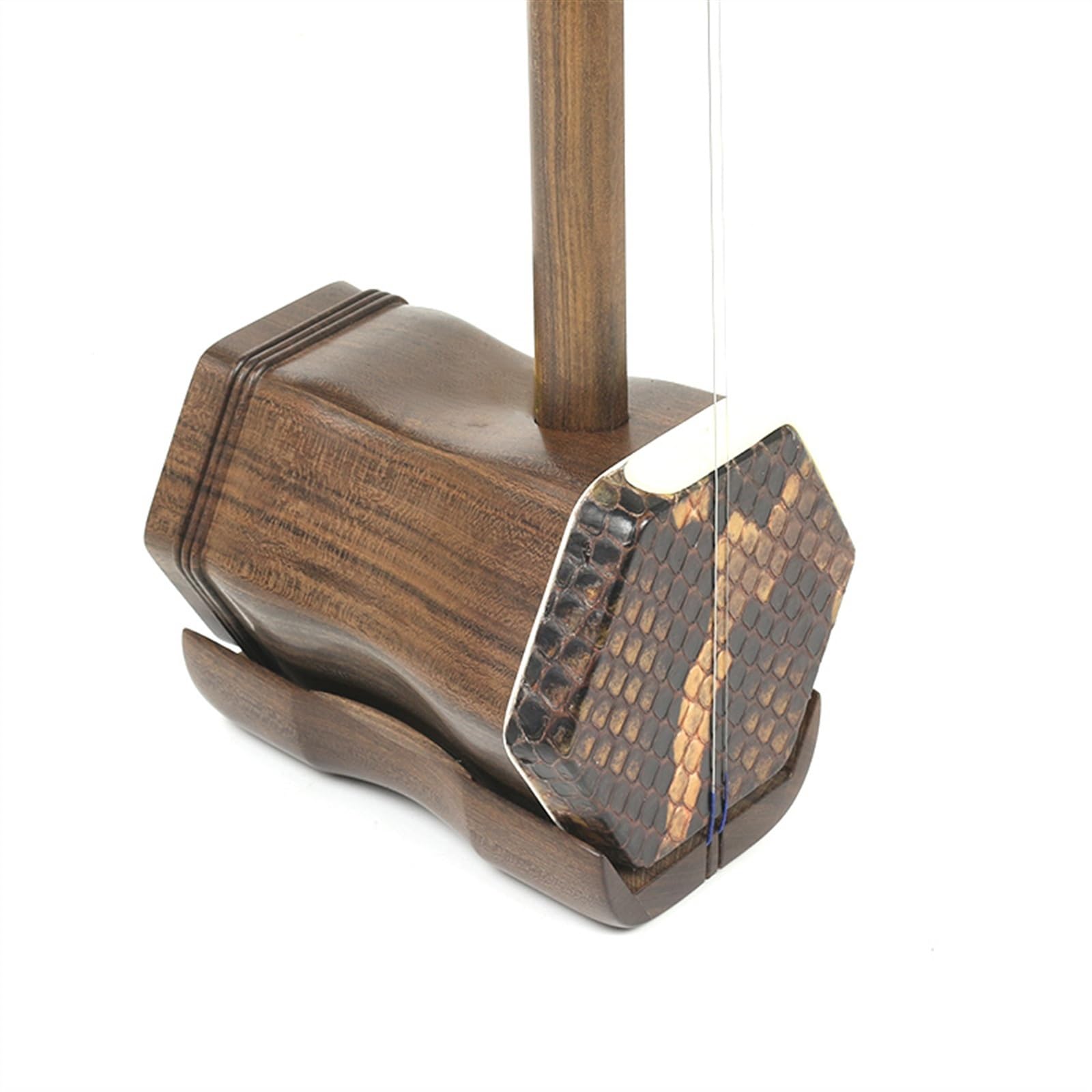 Chinois Erhu Instrument Erhu Traditionnel Chinois En Bois De Santal Noir, Hexagonal Standard, Avec Accessoires