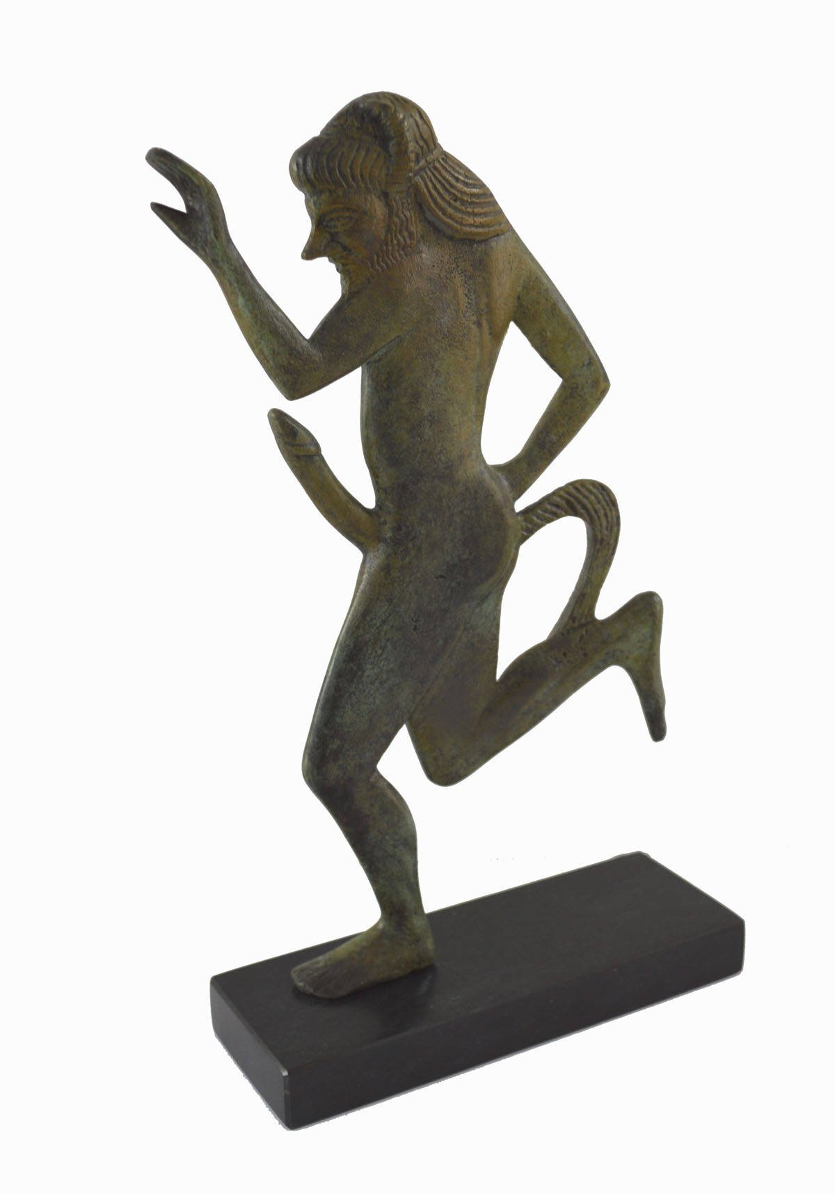 Amazon.com: Satyr Sculpture 青銅雕像古希臘神話生物神器: 居家與廚房