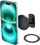 iOttie iTap 3 Magnetic Air Vent Car Mount Phone Holder with Magnetic Ring Adapter. Compatible with iPhone, Samsung Galaxy, Google Pixel, Huawei, LG, and All Qi Compatible Smartphones