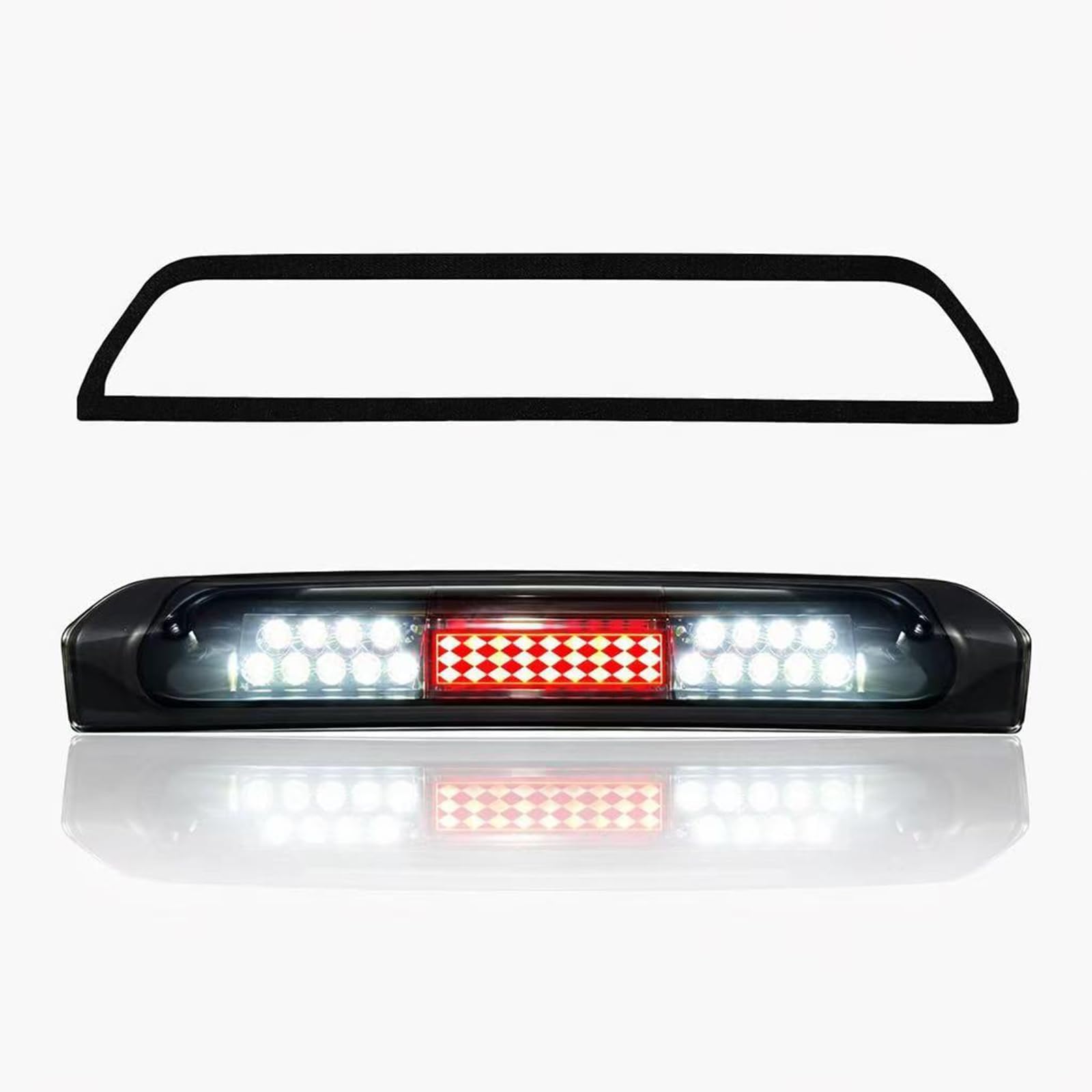 All-in-one LED 3rd Third Brake Light Cargo Light Upgraded Version High Mount Stop Light for 2002-2008 Dodge Ram 1500, 2003-2009 Dodge Ram 2500 3500.
