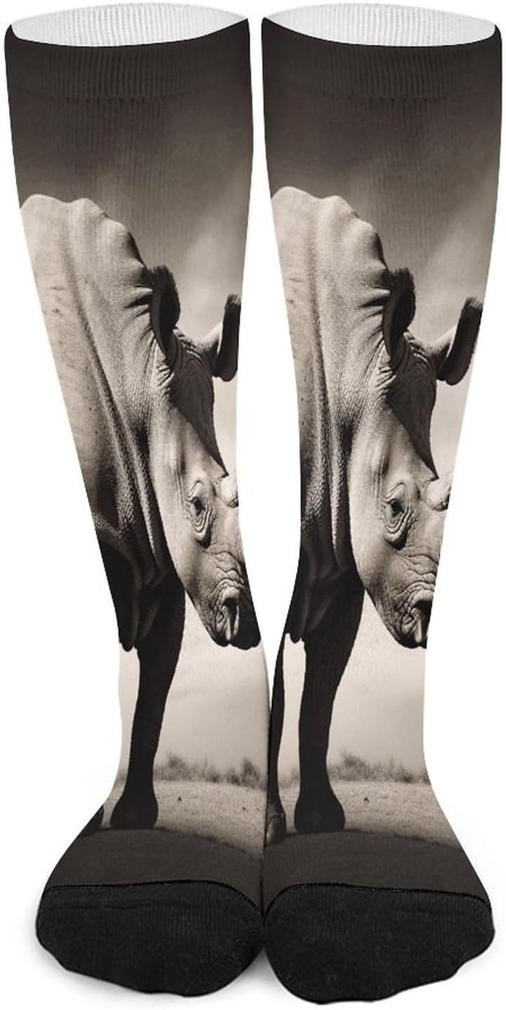 South Africa Animal Compression Sock Circulation Support Socks Lightweight Knee High Tube Sock Over-The-Calf Sock for Adult