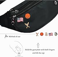 Vista 173 de Riñonera para hombres y mujeres, impermeable, para deportes, para viajes, senderismo, correr