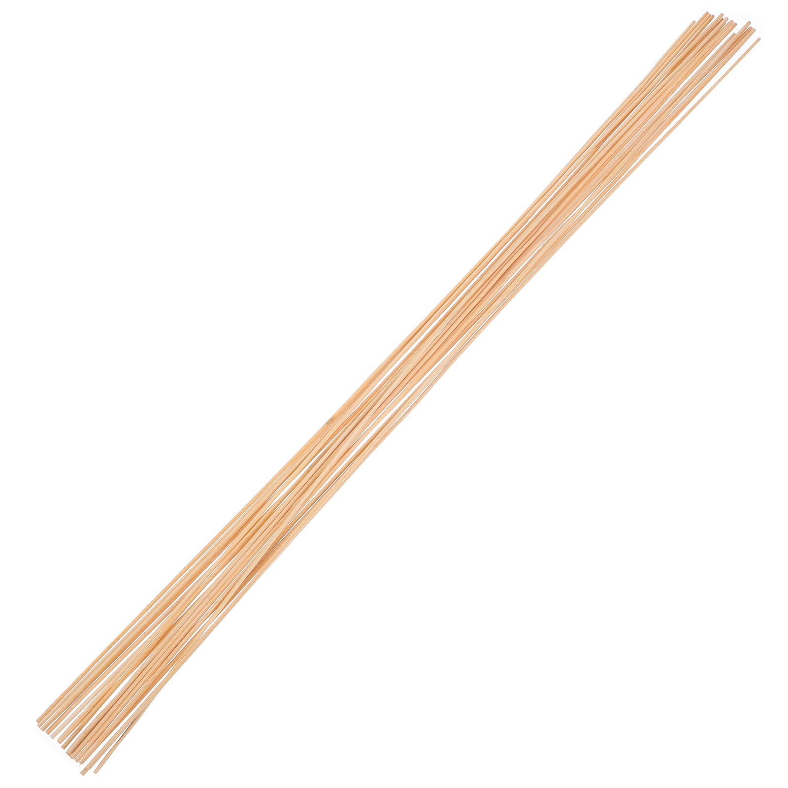 Varillas de Bambú para Cometas 20 Piezas 2 MM Diámetro 50 CM Largo Accesorios para Manualidades Infantiles y Actividades Recreativas al Aire Libre
