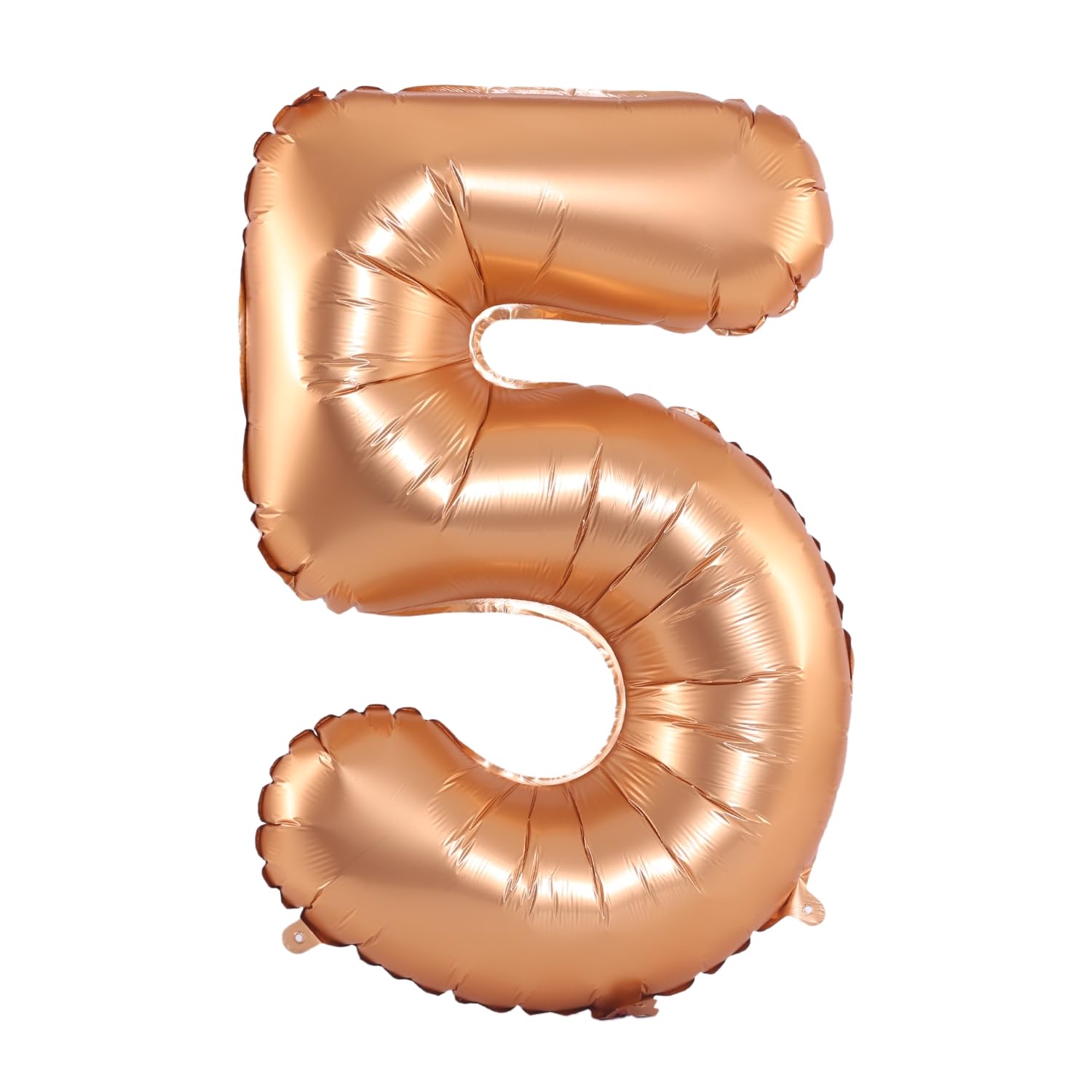 YPSelected 32 Inch Large Foil Helium Number Balloon Birthday Wedding Party 0-9 (Orange, 5)