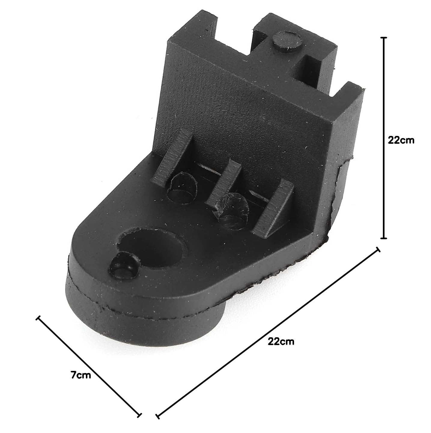 Morsetto fisso-KIMISS 10 lame Ventola del radiatore di raffreddamento elettrico Ventola elettrica universale 8 pollici per radiatore Raffreddamento automatico Aria condizionata 12V 80W