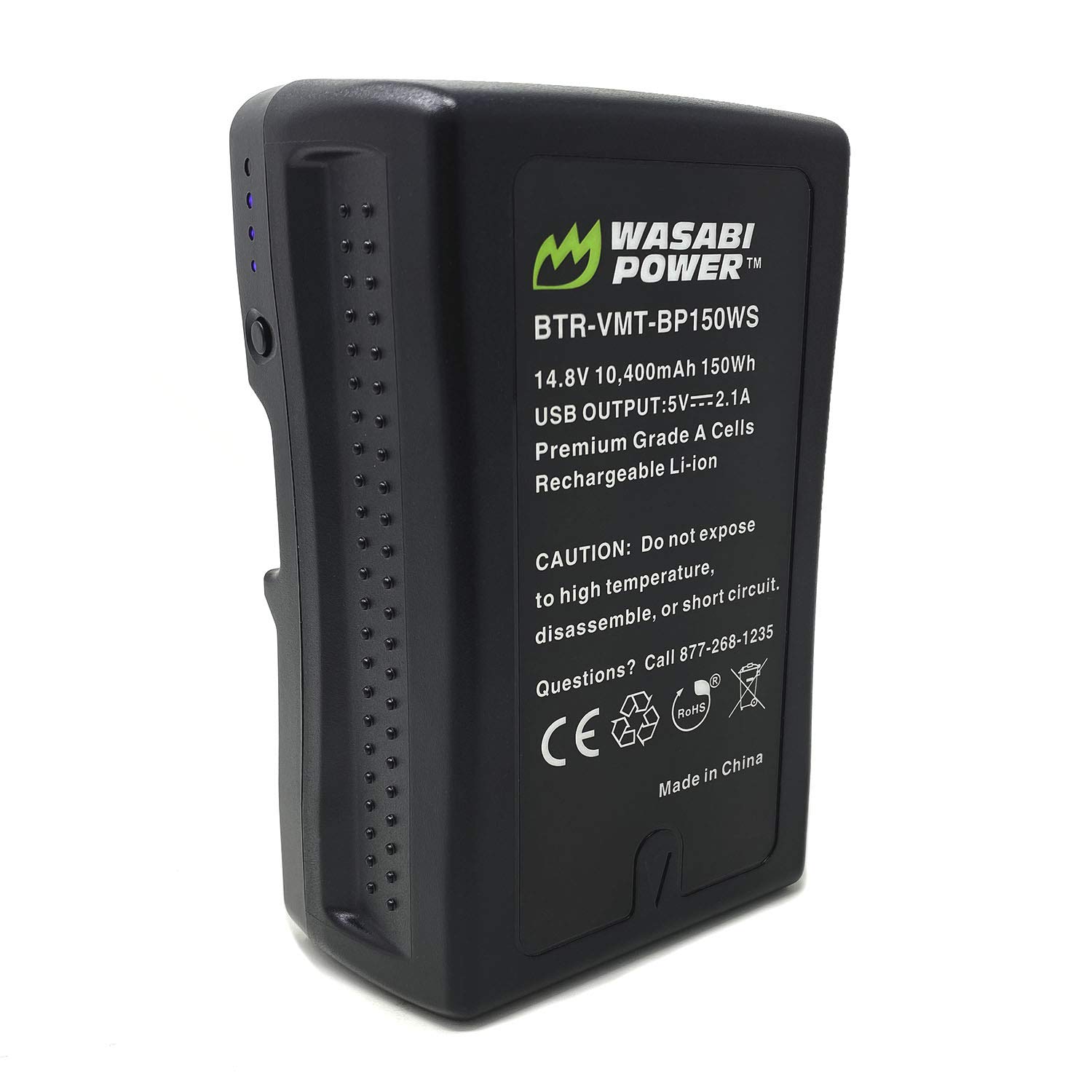 Amazon.com : Wasabi Power V Mount/V Lock Battery (150Wh, 14.8V