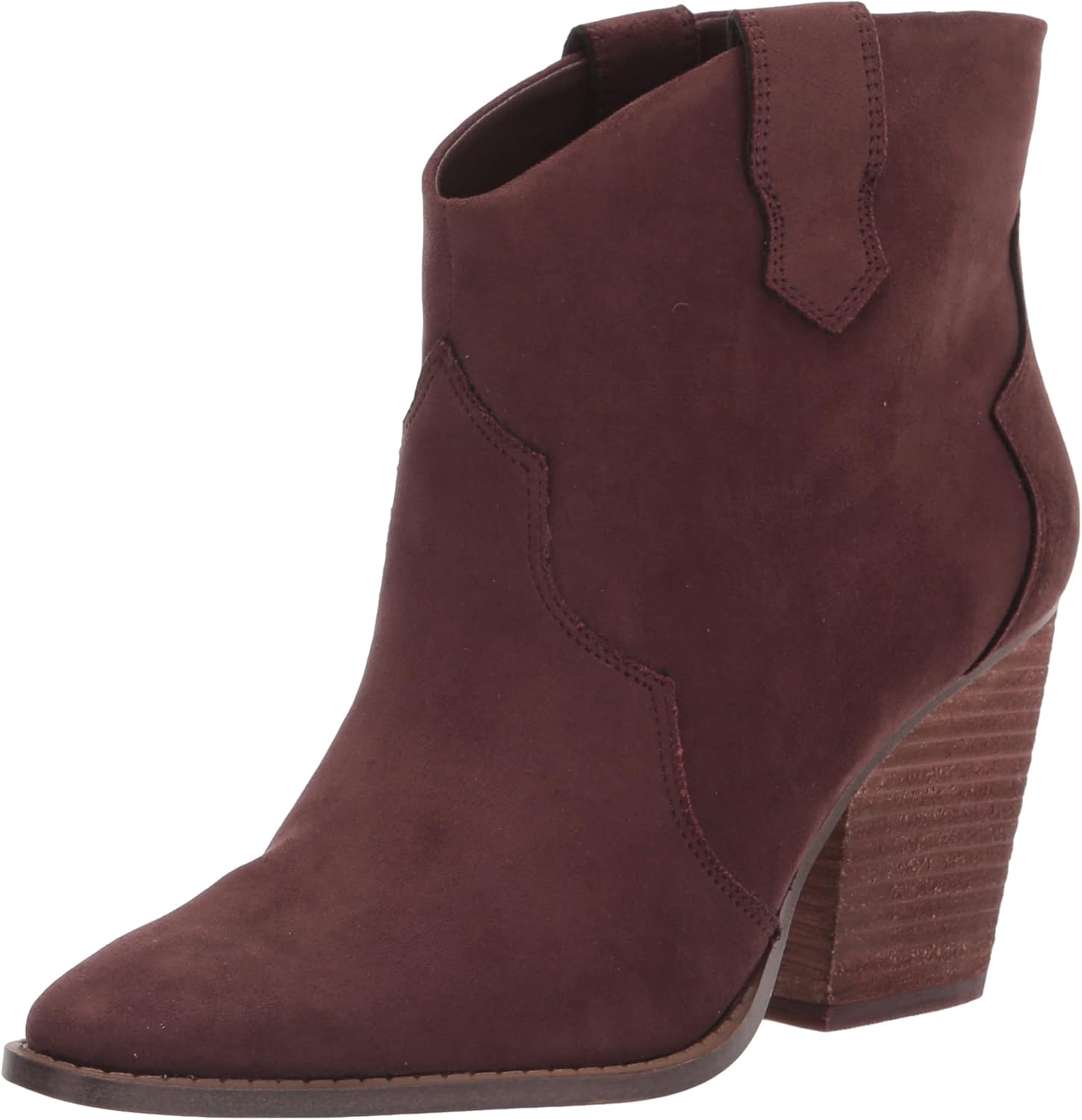 Chinese Laundry Women's Bonnie Suedette Western Boot, Brown, 7