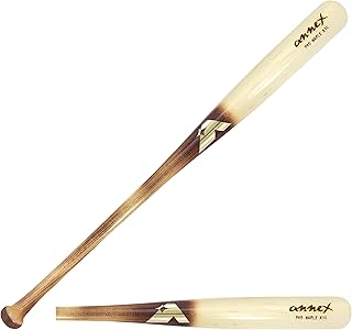 Annex Model X10 Maple Wood Baseball Bat (Flame Handle/Clear Coat Barrel, 33-Inch/31-Ounce)
