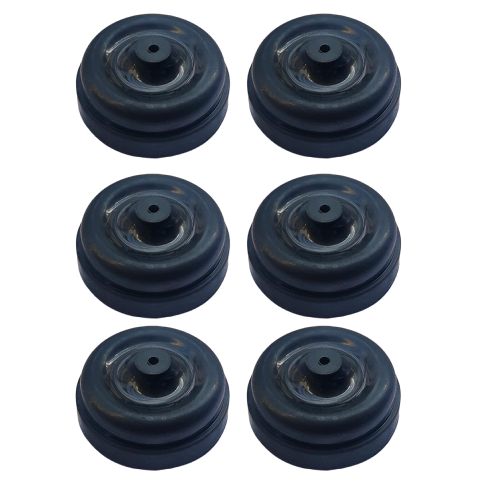 Buxuaaaa EPDM Rubber Aquariums Air Pumps Diaphragm 6Piece Silicone Cup Replacement Part for Fishtanks Oxygen Pumps Accessories Rubber Diaphragm Air Part