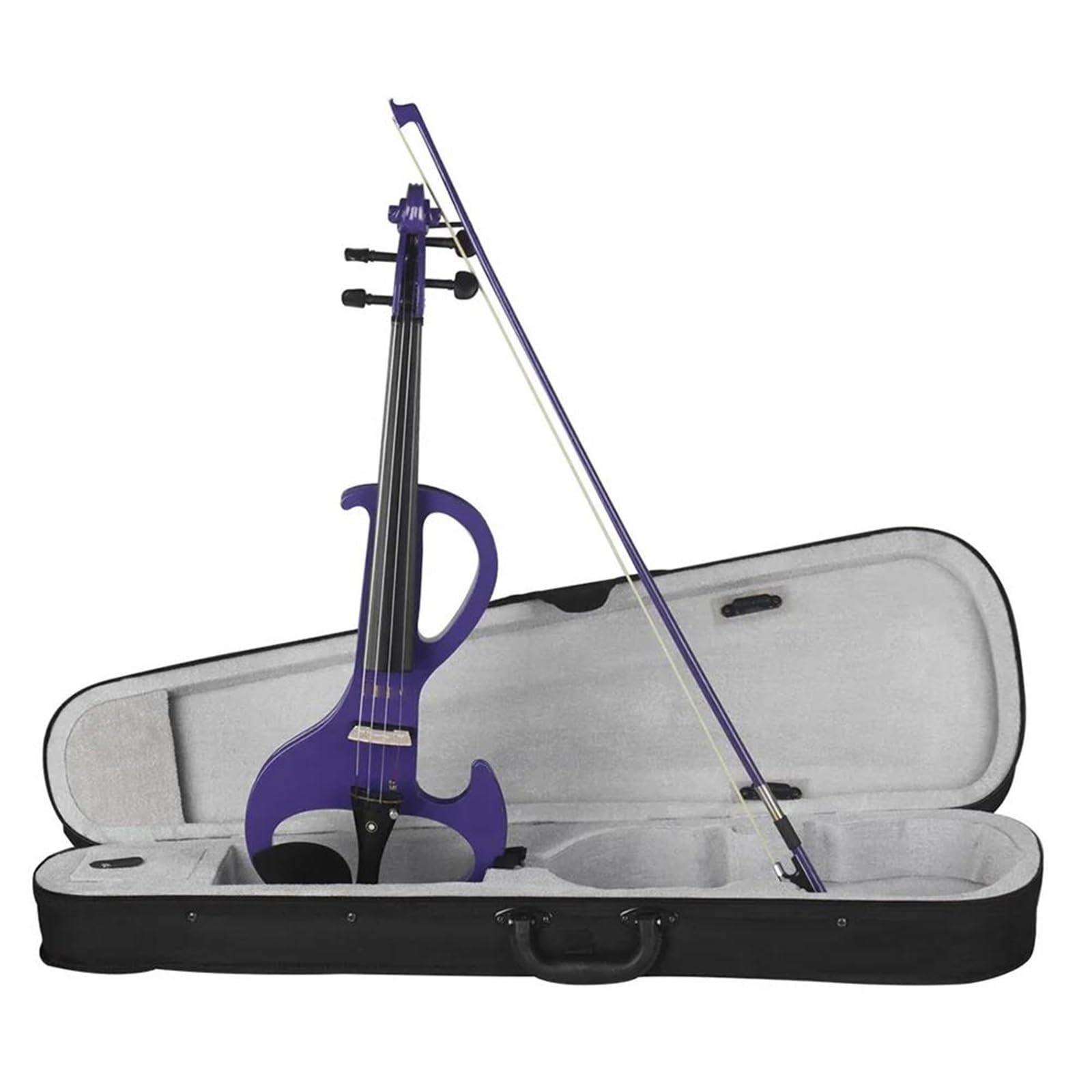 Violino Set 4/4 Violino Elettrico Violino Strumento A Corde Viola Violino Elettrico Con Custodia Cavo Per Cuffie Per Gli Amanti Della Musica
