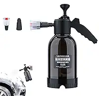 Pulverizador de espuma com bomba de 2l, nova atualização, lavagem de carro, pulverizador de bomba de espuma para limpeza doméstica, rega de jardim # preto