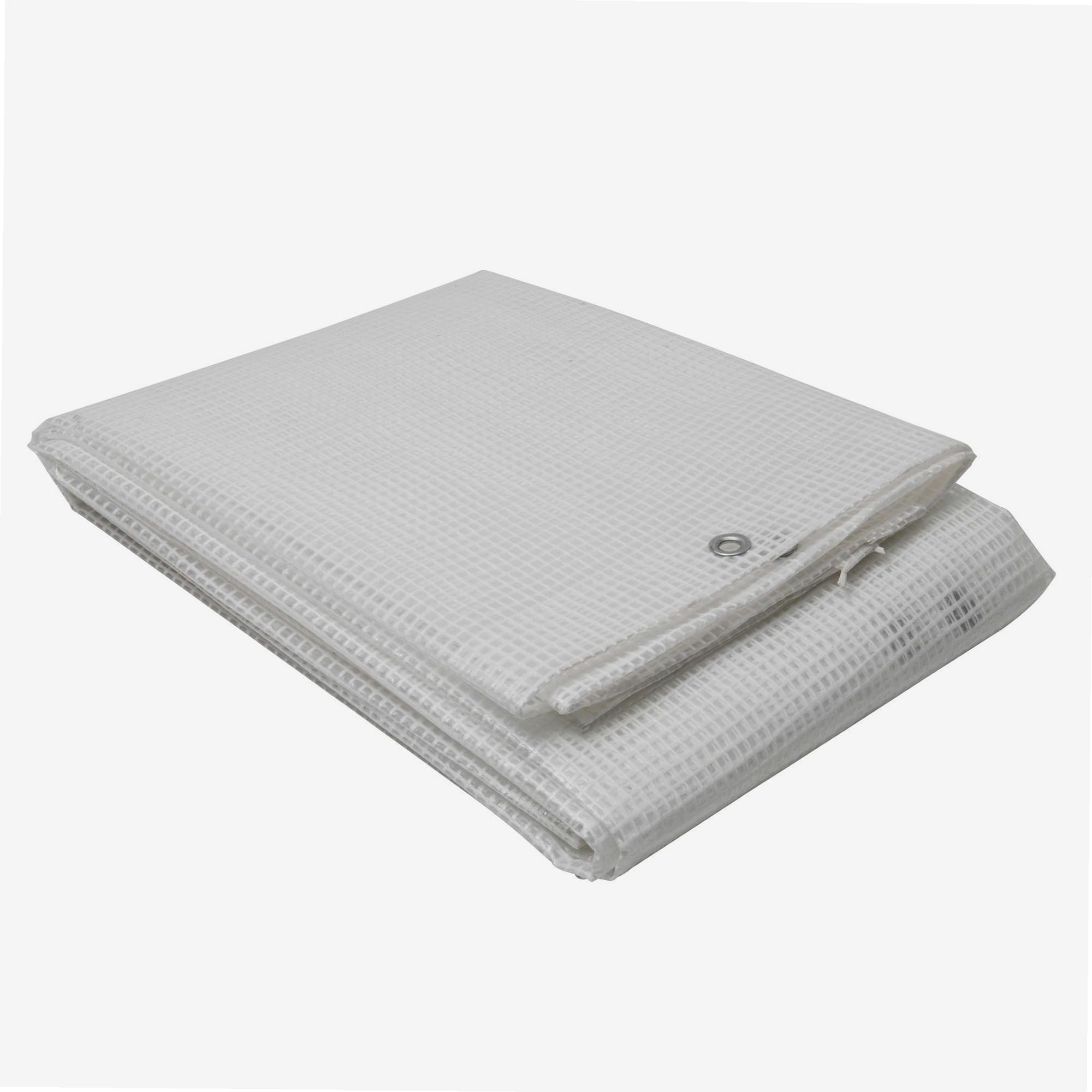 WERKA PRO Bâche Transparente 300 g/m2 6 x 10 m | Polyéthylène, aluminium, polyvalent, durable, anti-UV, usage jardin et bricolage, transparent, taille 6 x 10m