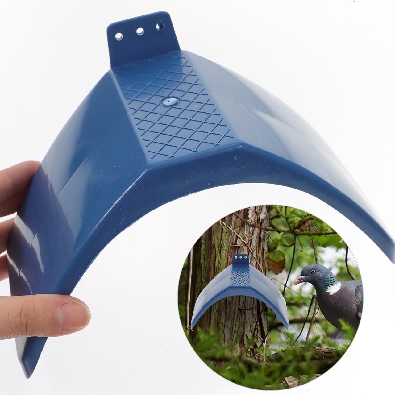VILLCASE 30 Stück Kunststoff Taubenstütze Taubensitzbrett Mit Schrägdach-Design Kotabweisender Taubenständer Für Vogelkäfige Taubenruhe Halter Rahmen 7.87X3.94X4.72In Zubehör Für Taubenschläge