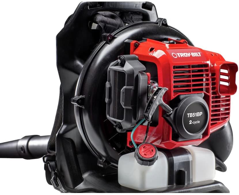 Troy-Bilt Gas Backpack Leaf Blower, 51cc (TB51BP), Red