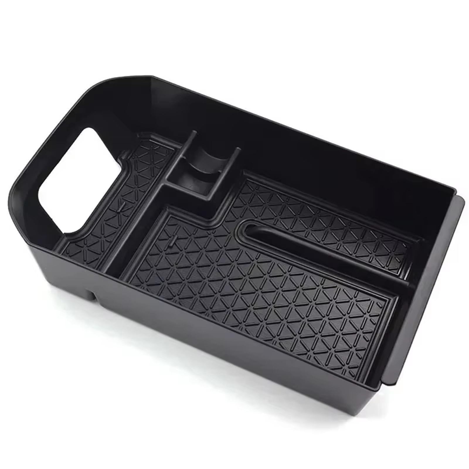 HNDZCYSMGS Boot Organiser Compatible With Toyota For RAV4 2019 2021 2022 2023 Central Storage Box Armrest Glove Holder Plate Car Container Organizer Car Accessories(Black)