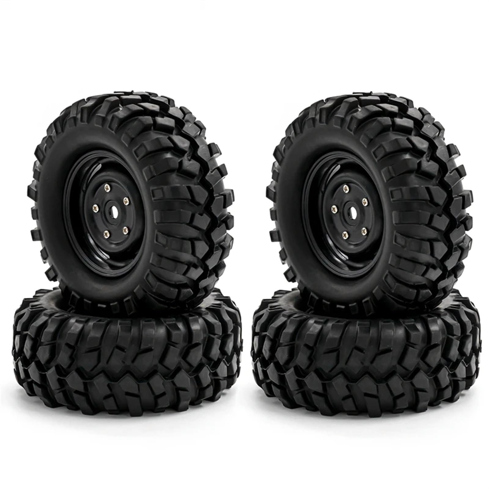 Compatibile Con TRX4 Per Axial SCX10 90046 SCX10 III AXI03007 AXI03003 4 Pezzi 96 * 38mm Cerchione E Pneumatici Da 1,9 Pollici 1/10 RC Crawler Car RC Car Ruota