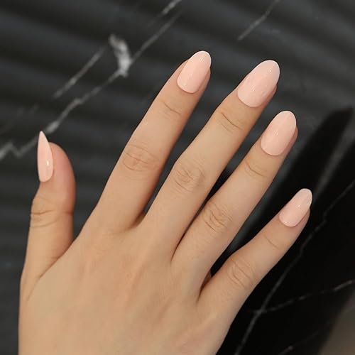 Miniatura 3 de Vamony Lujosas uñas cortas a presión de almendra, elegantes puntas de uñas para manicura de salón con estilo, 48 uñas postizas, uñas azules y verdes