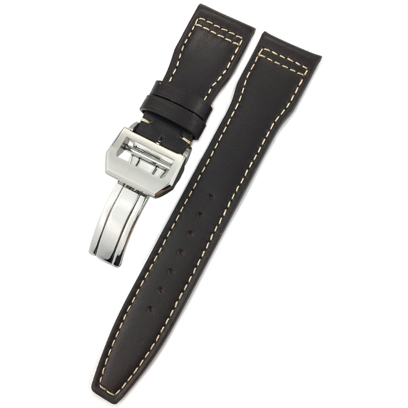 Bracelet en cuir marron 21mm idéal pour habiller votre montre IWC Le Petit Prince au quotidien