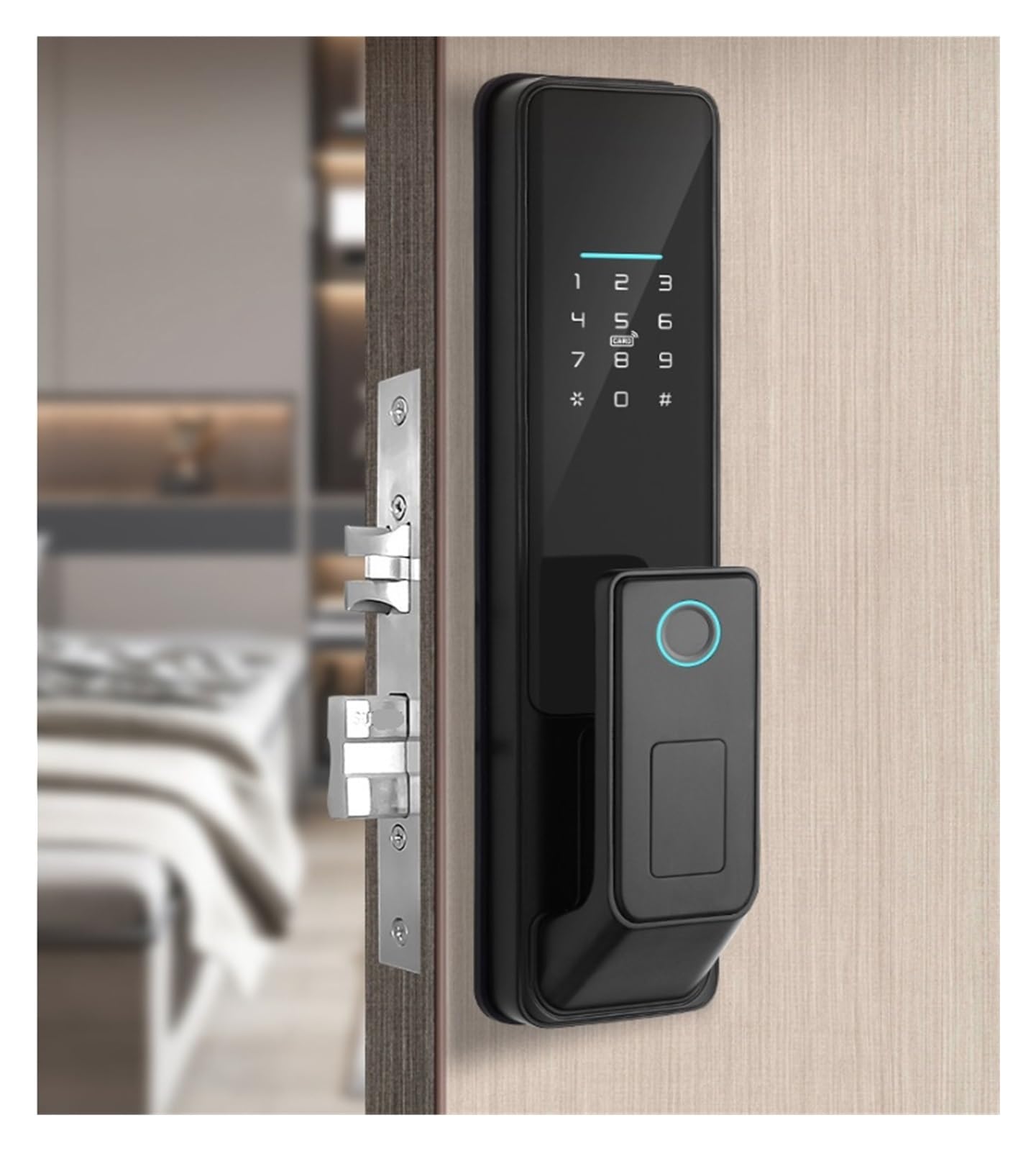 Serratura digitale antifurto con serratura intelligente automatica for impronte digitali for porte anteriori for ufficio di hotel di appartamenti domestici