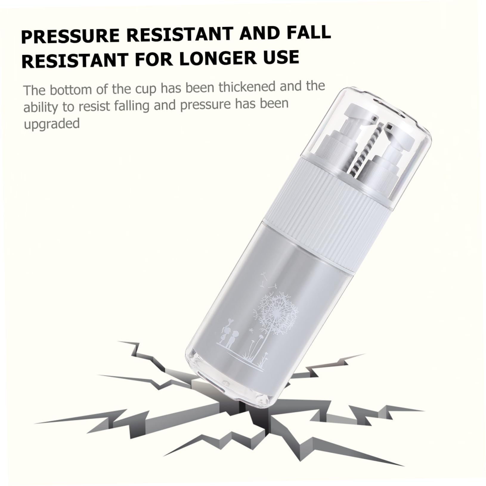 TOVINANNA 5pcs Travel Toothbrush Holder with Rinsing Cups Lotion Pumps Chic Toothbrush Case Toothpaste and Hairbrush Storage Portable Travel Essentials Elegant Grey