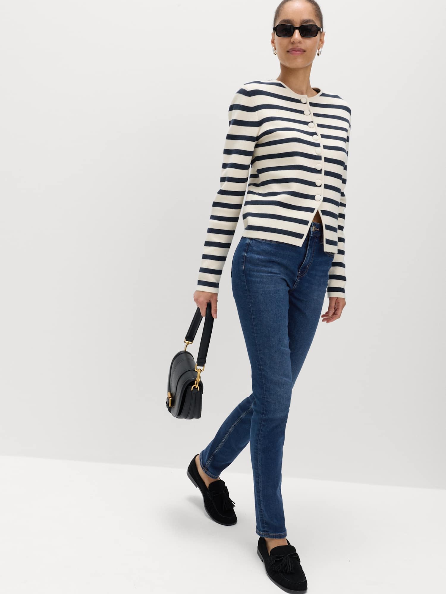 Marks & Spencer Jean Lily Coupe Slim Femme, avec Stretch