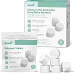 Grownsy Detergent Washing Tablets 130 PCS for Momcozy, Baby Brezza, Papablic Bottle Washer, Compatible with All Brands Baby Bottle Washers