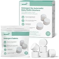 GROWNSY Bottle Washer Detergent Tablets, 130 Count, Deep Cleaning, Compatible w…