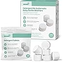GROWNSY Bottle Washer Detergent Tablets, 130 Count, Deep Cleaning, Compatible with All Brands of Baby Bottle Washers, Removes Milk Residue, Grease & Odor from Bottles and Pump Parts