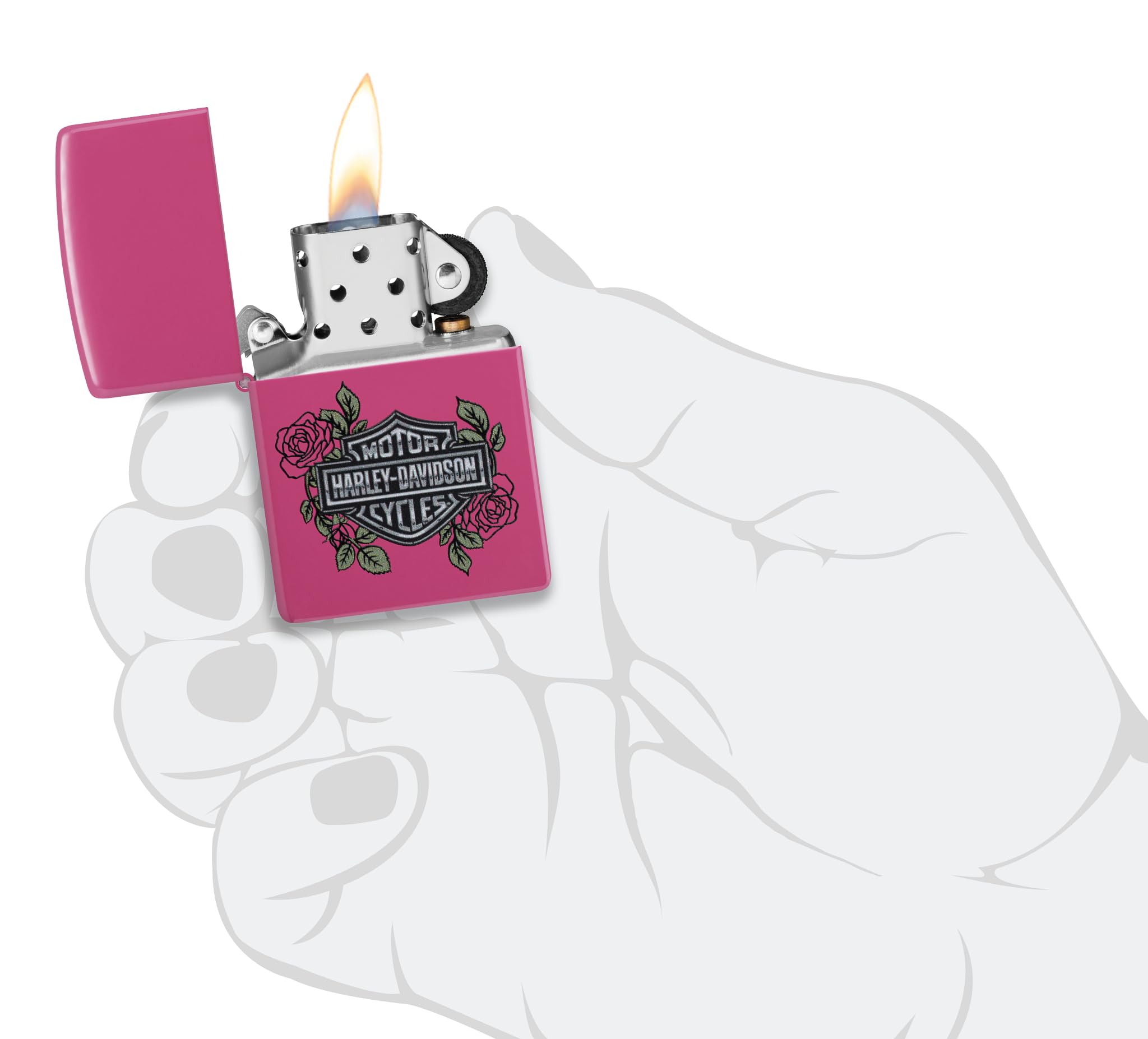 Encendedor Zippo a prueba de viento Harley-Davidson Recargable Caja regalo Fabricado en Estados Unidos