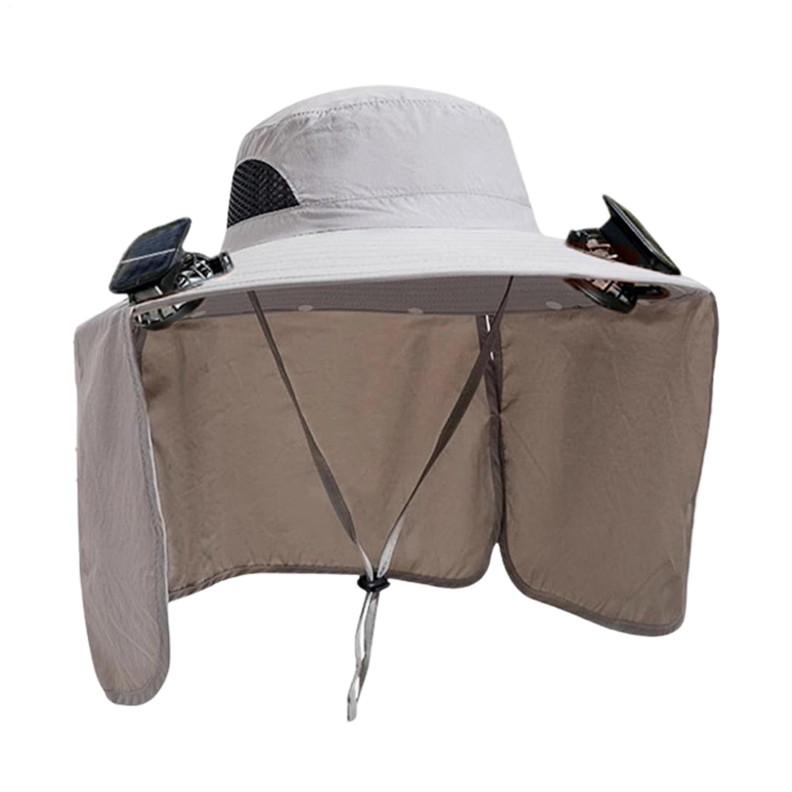 Sombrero con Ventiladores | Protección UV para Cabeza - Sombrero Plegable de con 2 Ventiladores Solares | para Hombre Mujer Senderismo Exterior Playa Vacaciones Verano