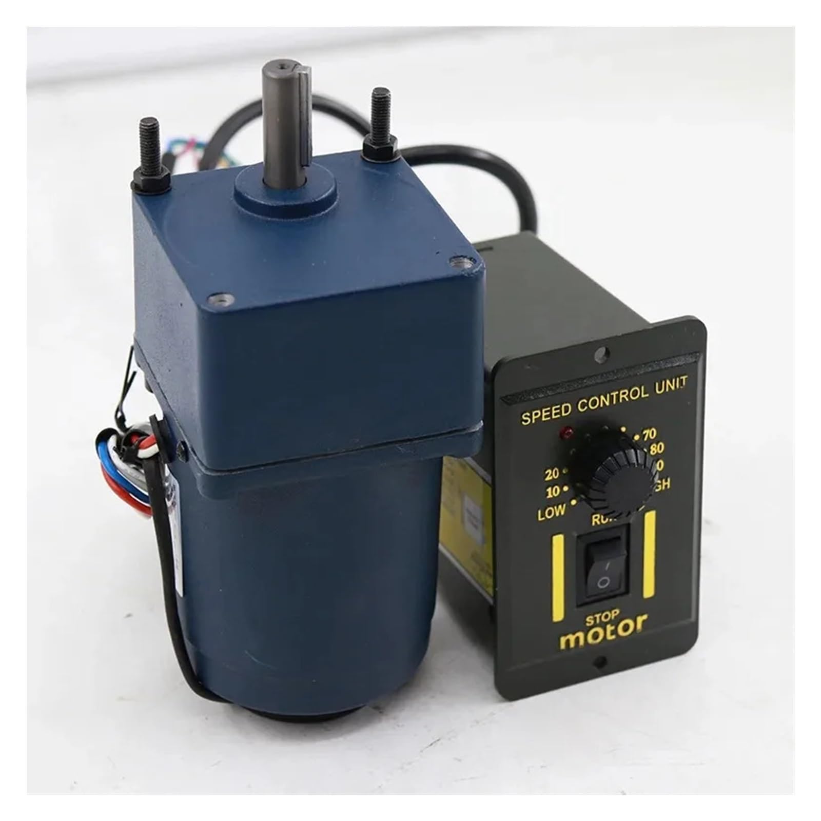 15W 220V AC Gear Reducer with Speed Regulator Single Phase Adjustable Speed? CW CCW High Torque(50rpm)