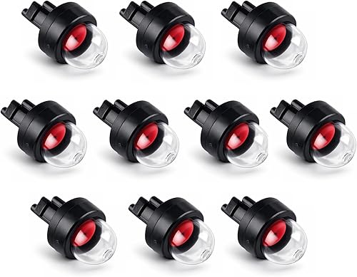 Poweka 503936601 - Bombilla de cebador compatible con motosierra Husqvarna Stihl Craftsman Poulan 455 Rancher 460 445 450 435 paquete de 10