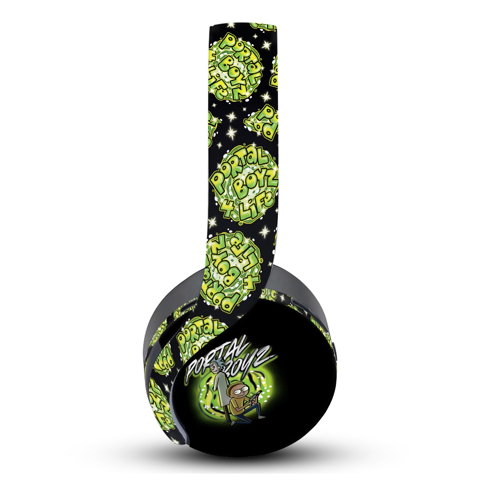 Head Case Designs Officially Licensed Rick and Morty Portal Boyz Graphics Vinyl Sticker Skin Decal Cover Compatible with Sony PlayStation PS Pulse 3D Headset