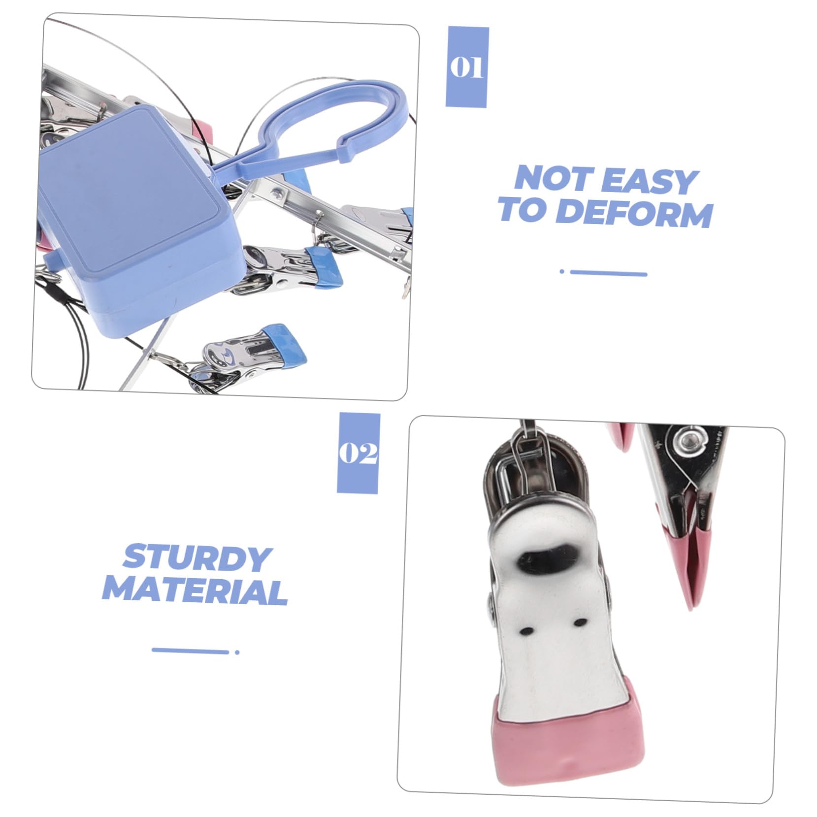 Luxshiny Wäschetrockenständer Mit Sockenbügel Clips Für Unterwäsche Socken Und Schnürsenkel Robustes Gestell Für Einfache Höhenverstellung Zum Trocknen Und Aufbewahren Von Haushaltskleidung