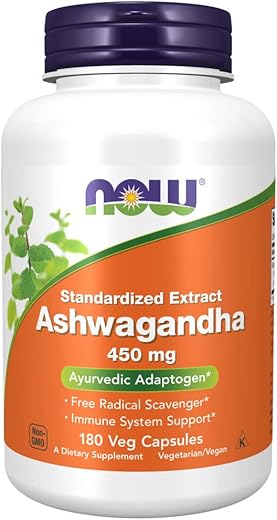 Now Foods Ashwagandha Extract 450 mg 180 Capsules Now Foods Ashwagandha Extract 450 mg 180 Capsules