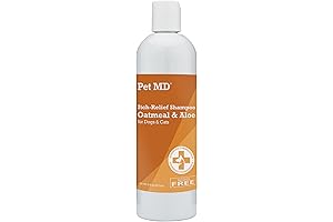 Pet MD Anti-Itch Oatmeal Dog Shampoo & Conditioner for Cats and Dogs