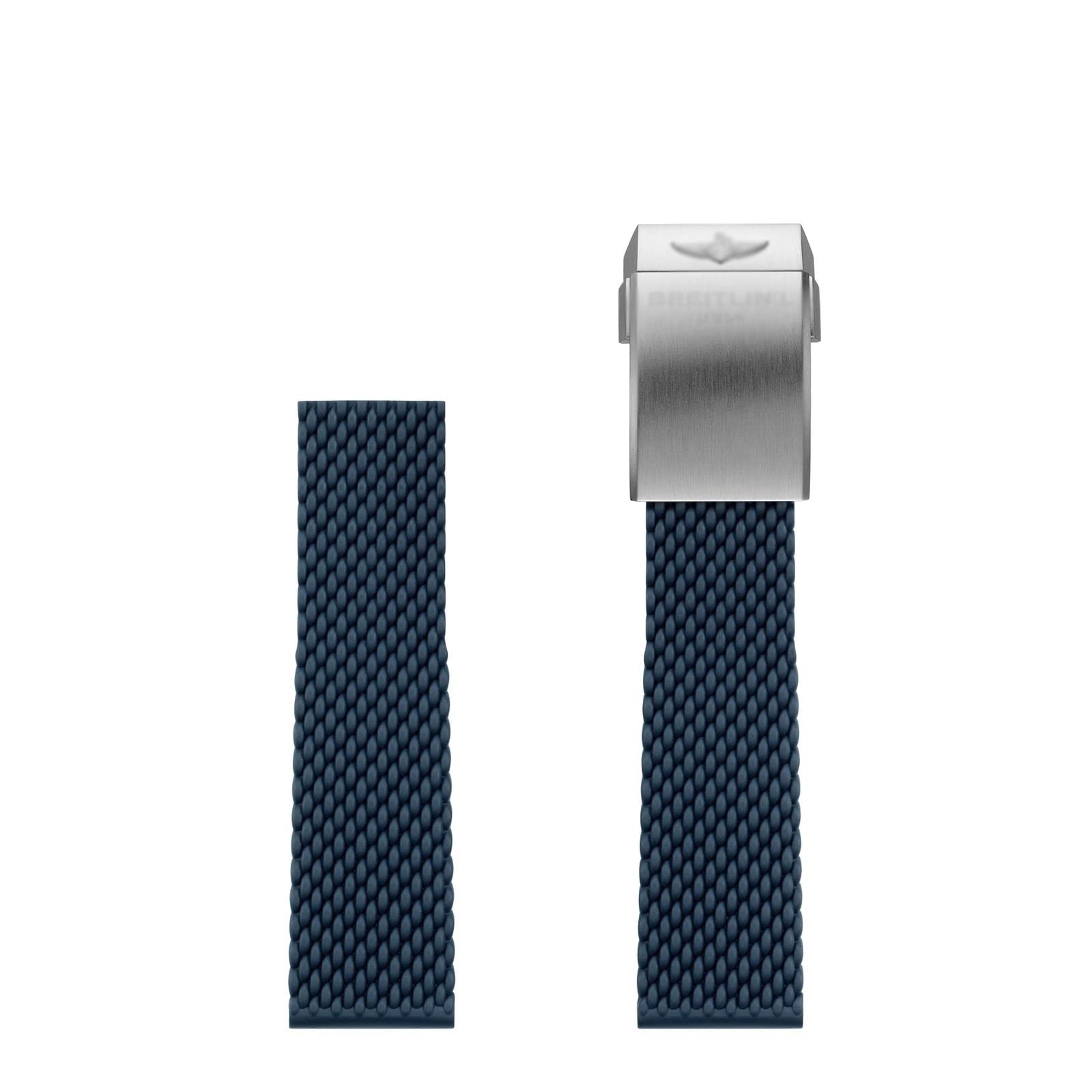 Bracelet montre caoutchouc 22mm 24mm souple pour Breitling Navitimer - 8