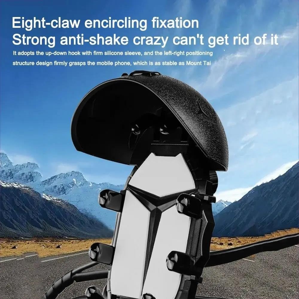 Support Téléphone Vélo Moto Pince Sécurisée pour Smartphones Accessoires Cyclisme
