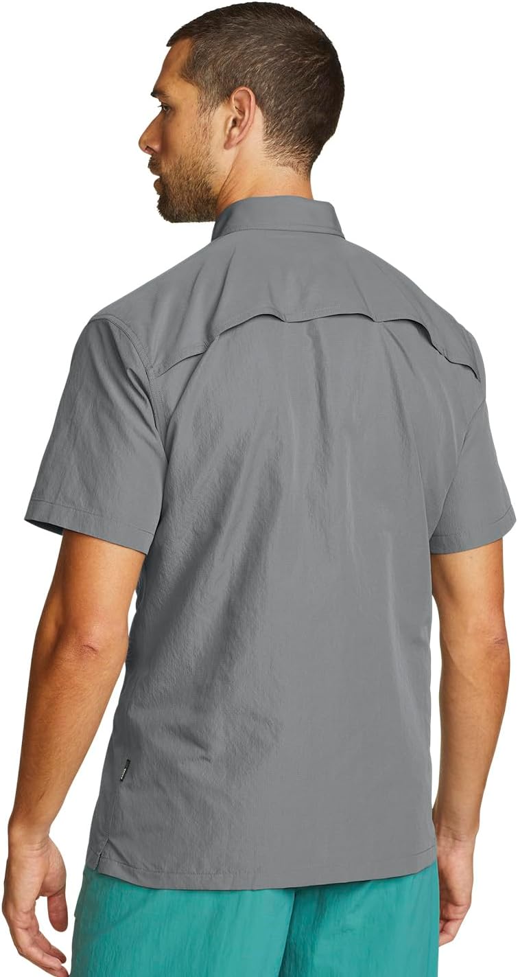 Eddie Bauer Mens Short Sleeve Rainier Ripstop Shirt - Image 2