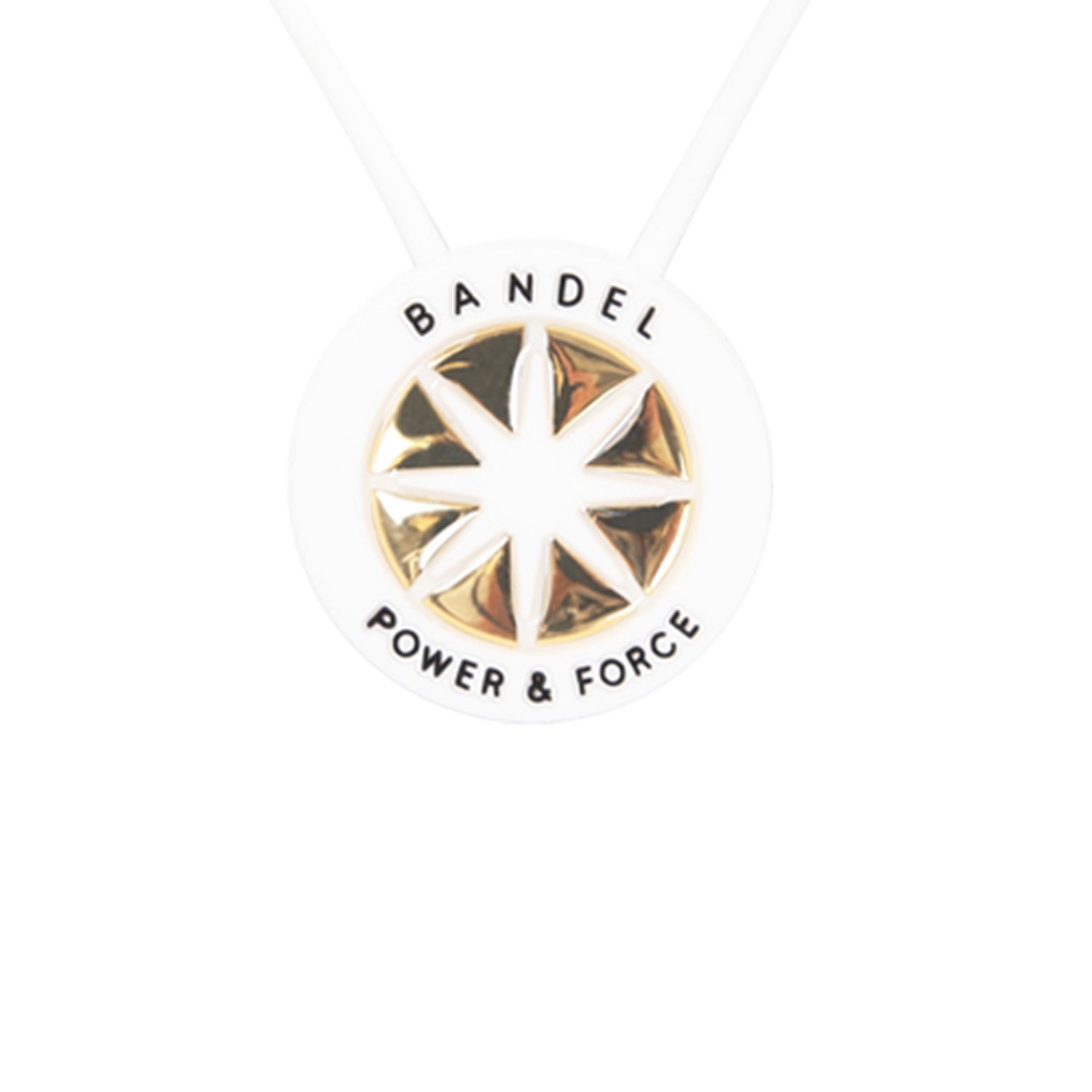Amazon | BANDEL(バンデル) ネックレス ホワイト×ゴールド 45cmヘッド 