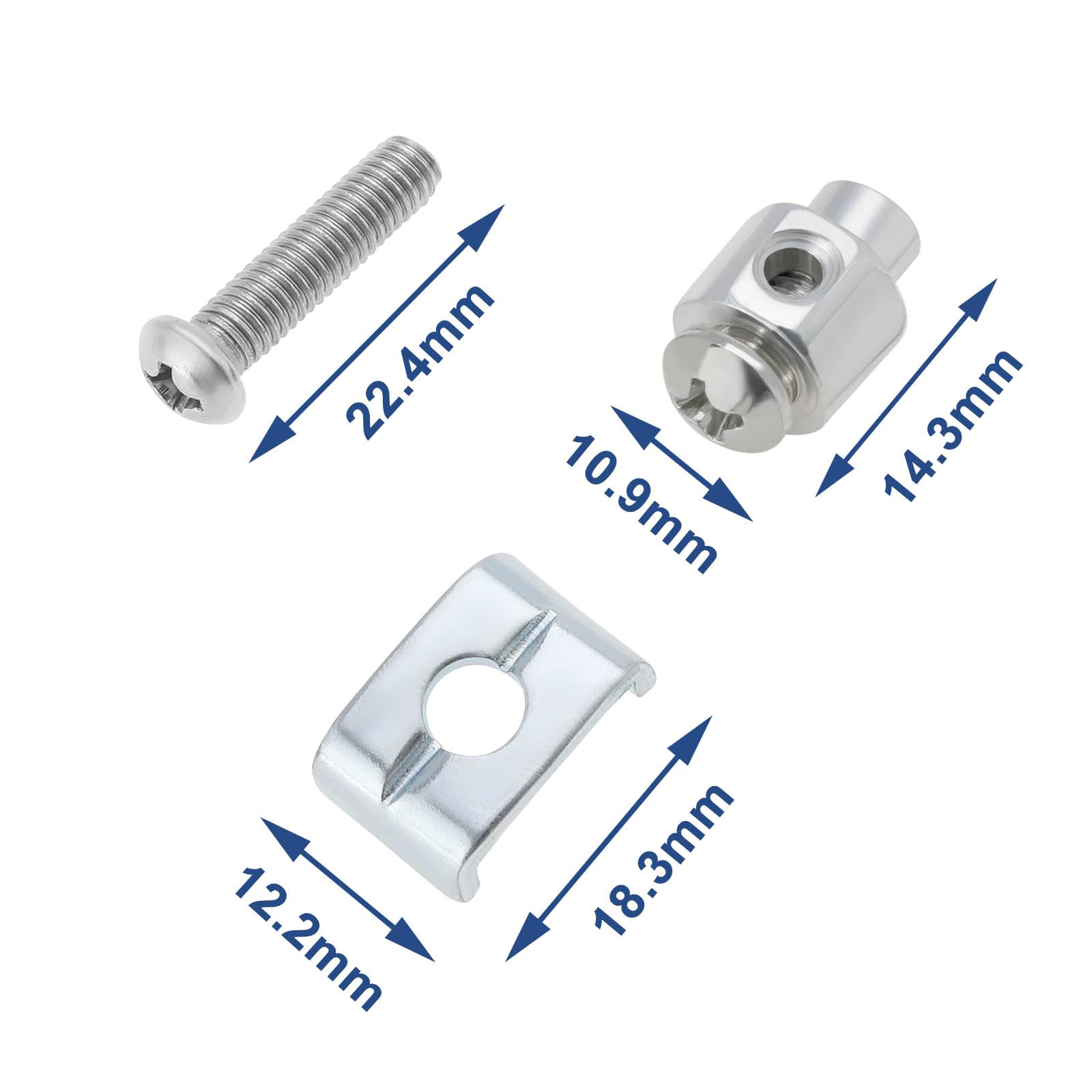 eMagTech 4 Sets of Lawn Mower Throttle Cable Holder Kits Compatible with Honda GX110 GX120 GX140 GX160 GX200 GX240 GX270 GX340 GX390 OE 16594-883-010 - Image 4