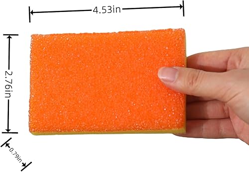 Miniatura 7 de Esponjas de limpieza de cocina, esponja de doble cara y fregador, esponja multiusos sin arañazos para limpiar cocina y hogar (12 piezas)