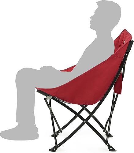 Miniatura 6 de Naturehike Silla plegable de campamento, silla compacta portátil para exteriores, silla plegable y cómoda, resistente para viajes, picnic,