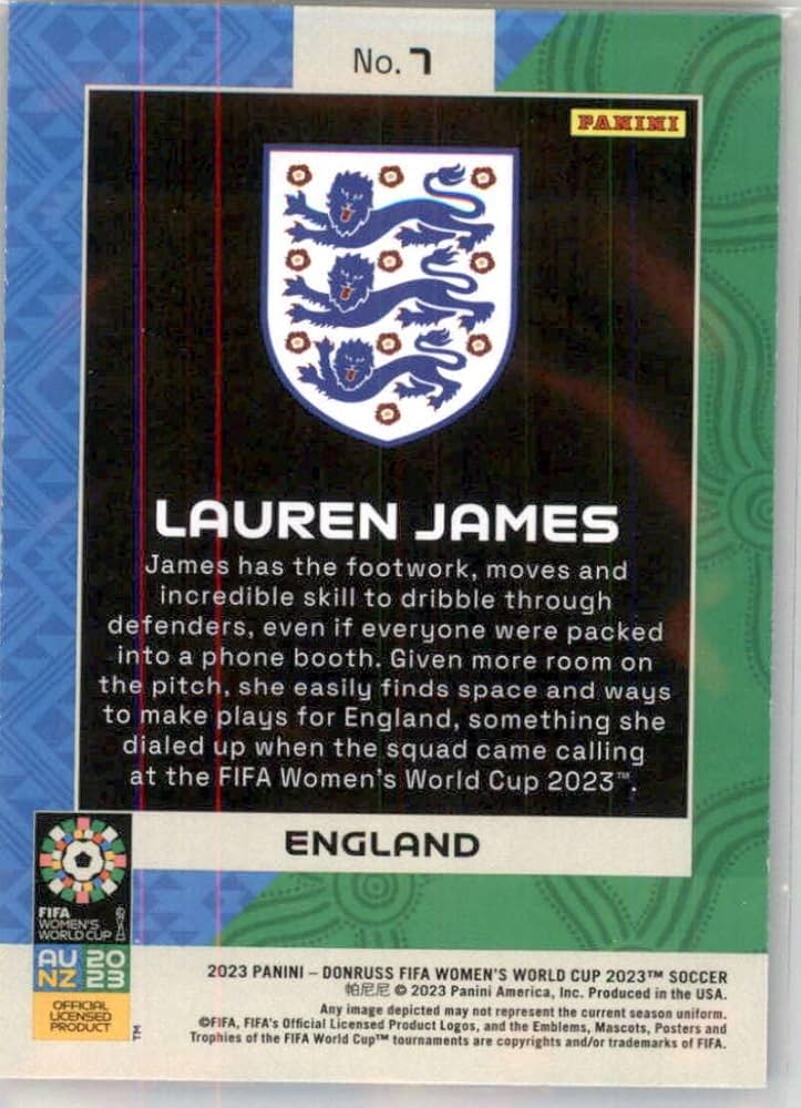 Donruss Women’s World Lauren James SSP Amazon.com: 2023 Donruss FIFA Womens World Cup National