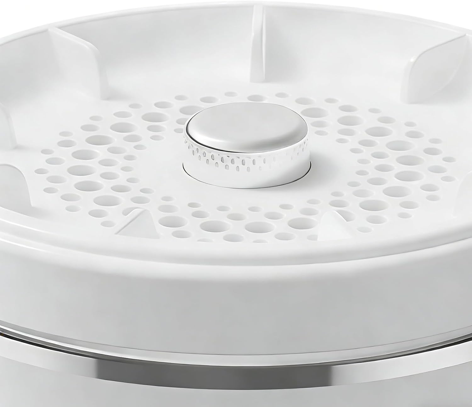 Fruit Cleaner Device,in Water Rotatable Spinner,Wireless Fruit Vegetable Washer Spinner | for Meat Tableware Seafood Utensil Jewelry Bowl Eyeglasses Basin Pots Kitchen Picnic Camping