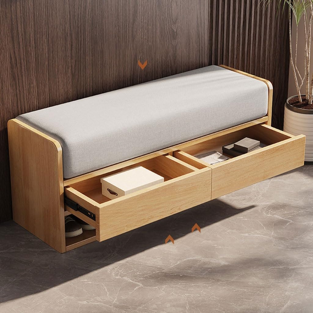 Foot Stools ottoman Shoe Bench Shoe Changing Stool Home Door Stool Integrated Simple Entry Storage Shoe Rack Soft Package Door Stool Stool Shoe Changing Stool(A), S100cm