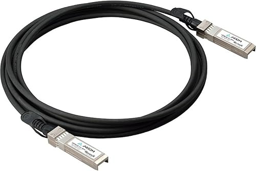 Axiom Memoria - 470-ABPS-AX - Cable de conexión directa de 100 Gbase-Cu, SFP+ a SFP+, 6 pies, Twinaxial, pasivo