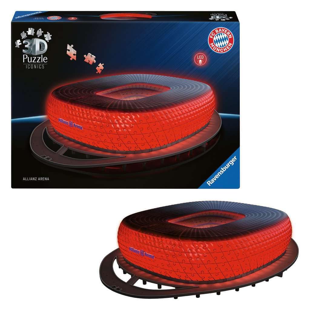 Ravensburger 3D Puzzle Iconics: 12008033 Allianz Arena - with