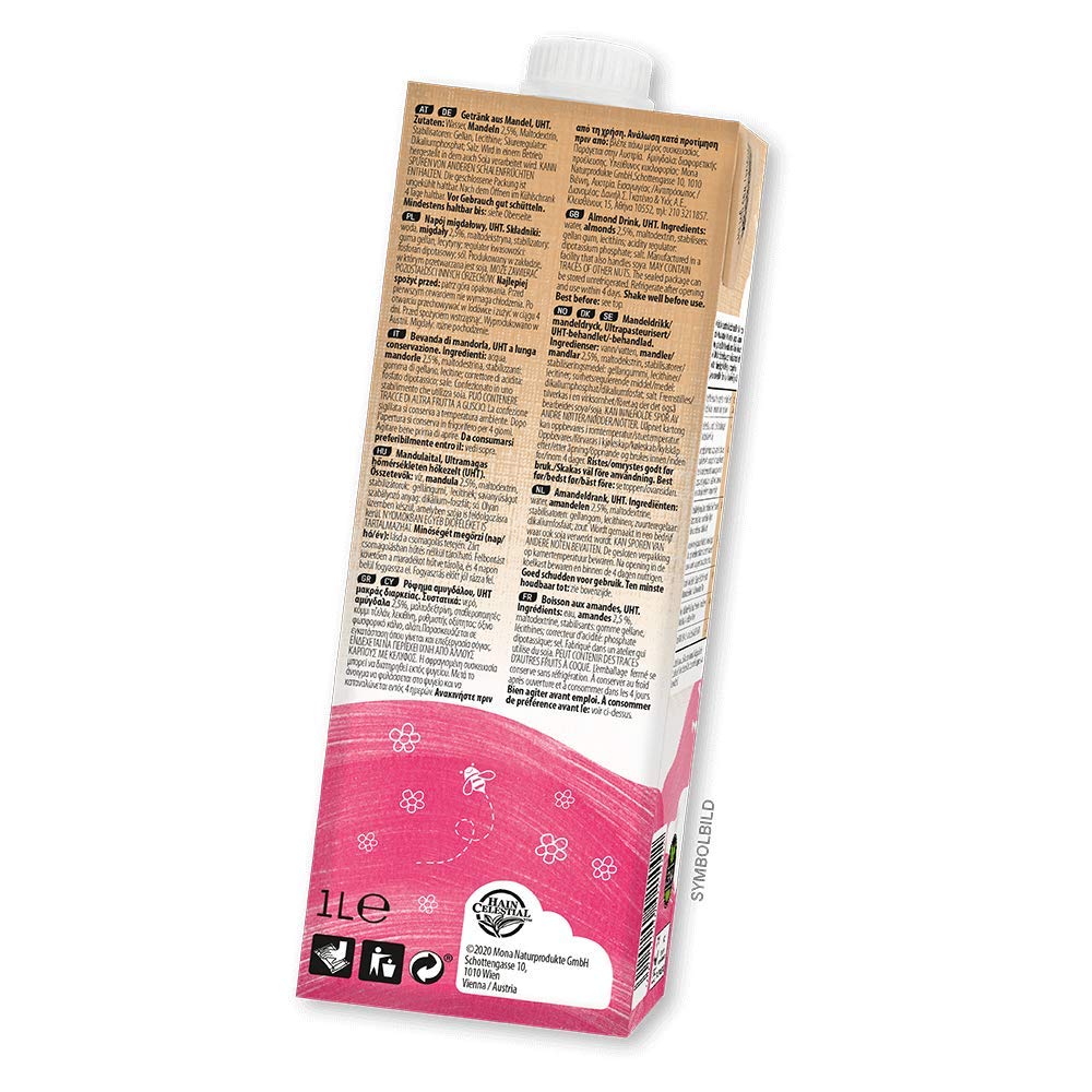 Joya Barista Almond, 10 x 1L - Pflanzliche Milchalternative, Barista-Style, vegan, milchfrei, laktosefrei, 0% Zucker, ohne Zuckerzusatz, milchfreie Alternative